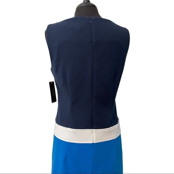 Laundry By Shelly Segal Colorblock Dress Sz 10 - Picture 7 of 13